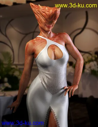 3D打印模型Uber Demoness HD for Genesis 8 Female的图片