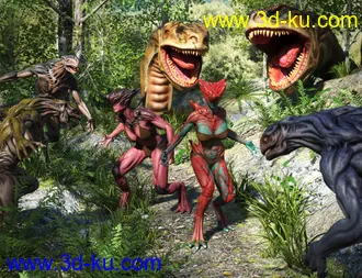 3D打印模型Uber Demoness HD for Genesis 8 Female的图片