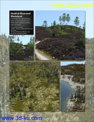 3D打印模型UltraScenery - Heath & Moor and Wasteland的图片