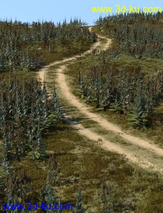 3D打印模型UltraScenery - Heath & Moor and Wasteland的图片