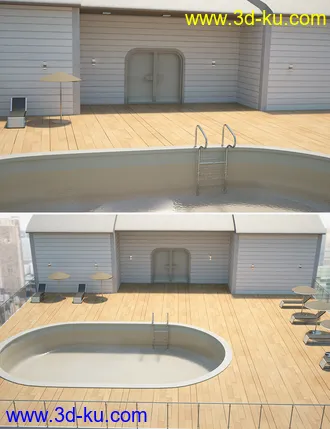 3D打印模型Utopia Balcony with Pool的图片