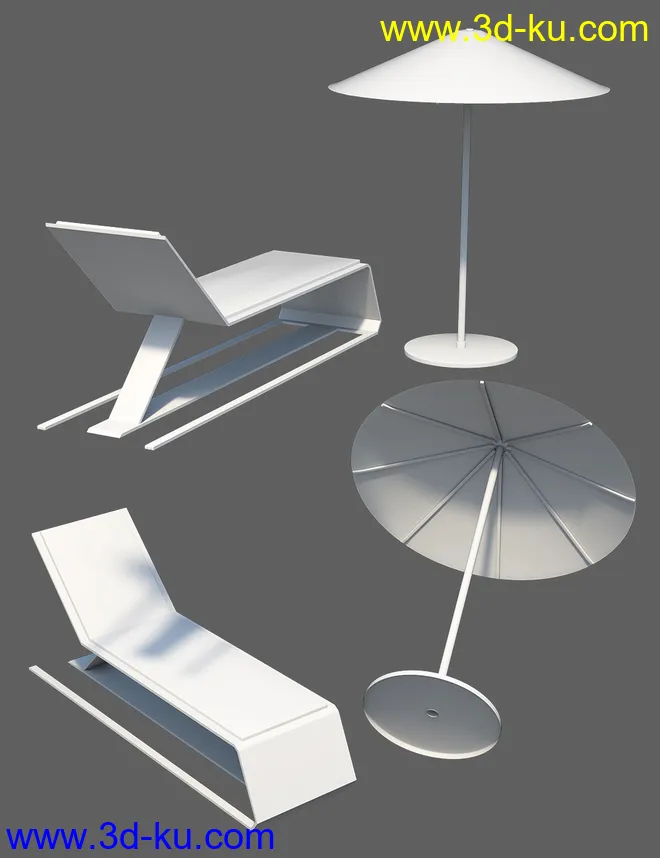 Utopia Balcony with Pool模型的图片4