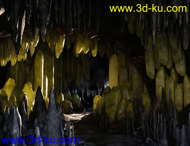 v176 Iray Crystal Cave模型的图片2