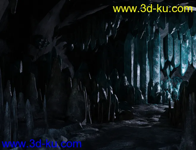 v176 Iray Crystal Cave模型的图片3