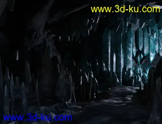 3D打印模型v176 Iray Crystal Cave的图片