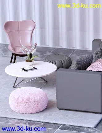 3D打印模型X-Fashion Chic Living Room的图片