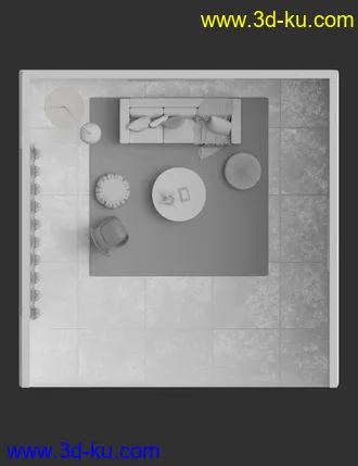 3D打印模型X-Fashion Chic Living Room的图片