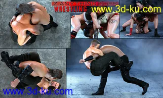 3D打印模型Z Anything Goes Wrestling Shapes and Poses for Genesis 8的图片