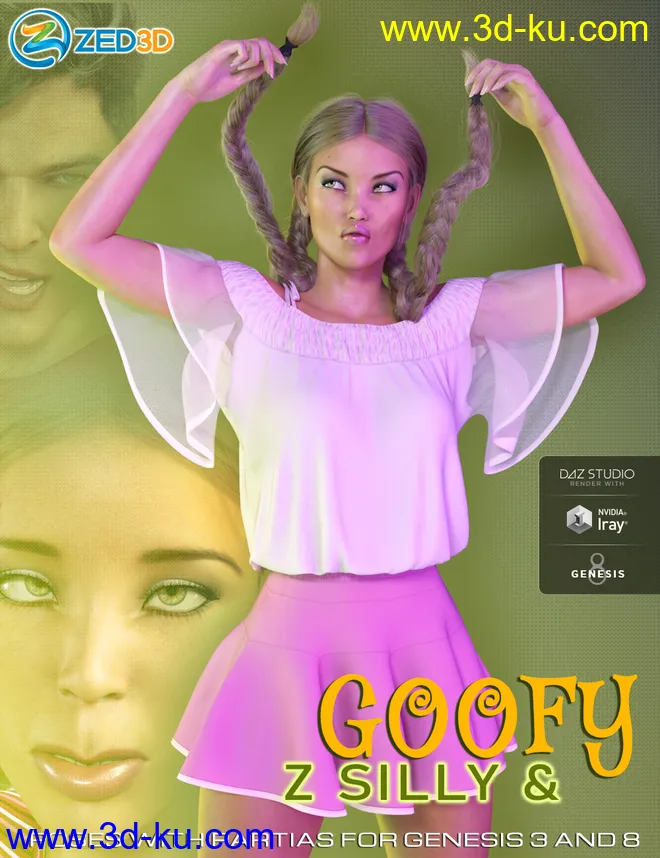 Z Silly and Goofy Pose Mega Set模型的图片1