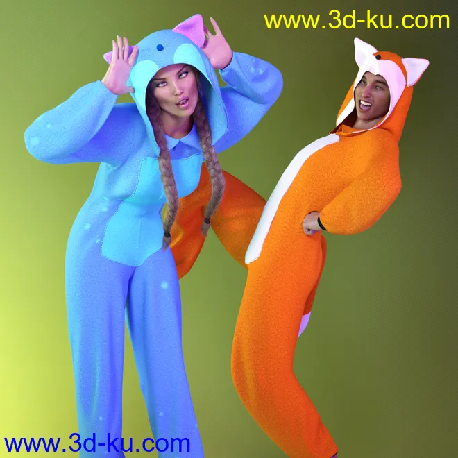 Z Silly and Goofy Pose Mega Set模型的图片2