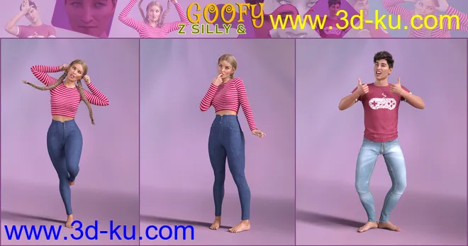Z Silly and Goofy Pose Mega Set模型的图片4