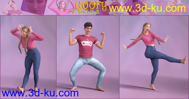 Z Silly and Goofy Pose Mega Set模型的图片7