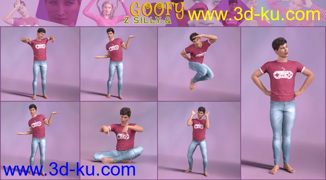 Z Silly and Goofy Pose Mega Set模型的图片10