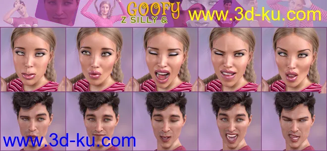 Z Silly and Goofy Pose Mega Set模型的图片11