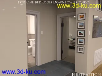 1stB One Bedroom Downtown Condo Apartment模型的图片5