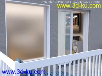 1stB One Bedroom Downtown Condo Apartment模型的图片12