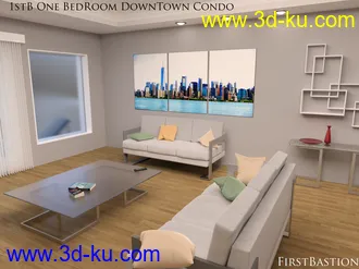1stB One Bedroom Downtown Condo Apartment模型的图片14