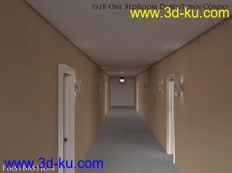 3D打印模型1stB One Bedroom Downtown Condo Apartment的图片