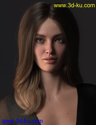 2021-01 Hair for Genesis 8 Females模型的图片1