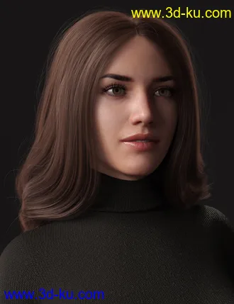 2021-01 Hair for Genesis 8 Females模型的图片8