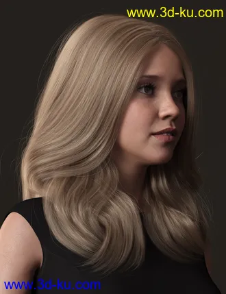 2021-01 Hair for Genesis 8 Females模型的图片9