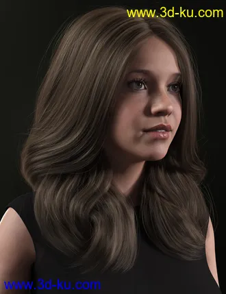 2021-01 Hair for Genesis 8 Females模型的图片11