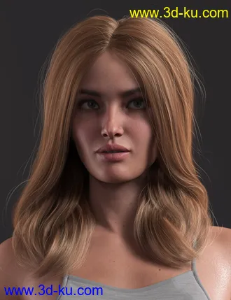 2021-01 Hair for Genesis 8 Females模型的图片13