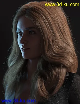 2021-01 Hair for Genesis 8 Females模型的图片16