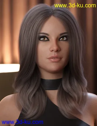 3D打印模型2021-01 Hair for Genesis 8 Females的图片