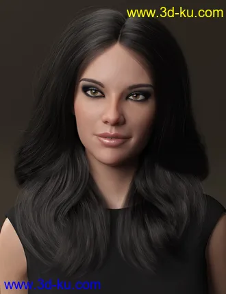 3D打印模型2021-01 Hair for Genesis 8 Females的图片