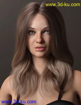 3D打印模型2021-01 Hair for Genesis 8 Females的图片