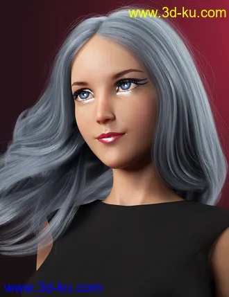 2021-01 Hair for Genesis 8 Females模型的图片25