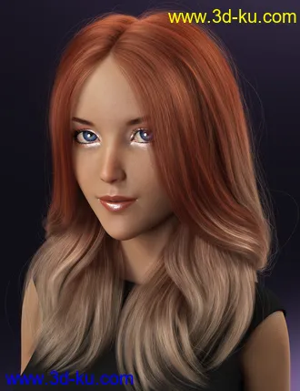 3D打印模型2021-01 Hair for Genesis 8 Females的图片
