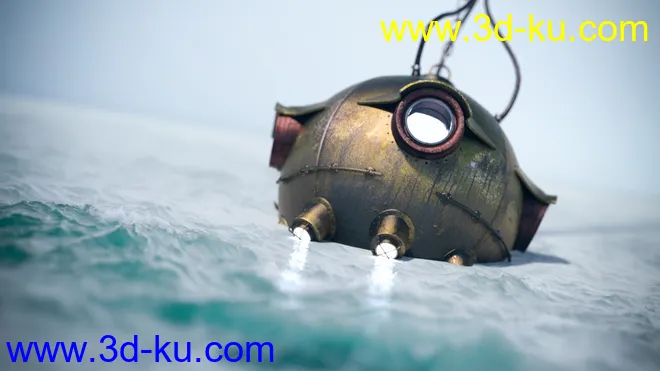 3D Photo Scenes - Waves模型的图片2