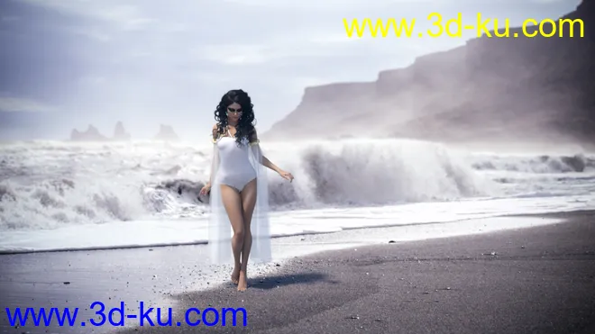 3D Photo Scenes - Waves模型的图片4