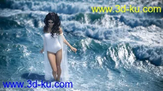 3D打印模型3D Photo Scenes - Waves的图片