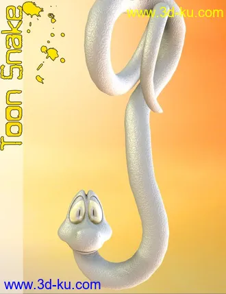 3D打印模型3D Universe Toon Snake的图片