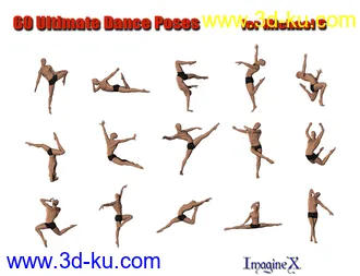3D打印模型60 Ultimate Dance Poses for Michael 6的图片