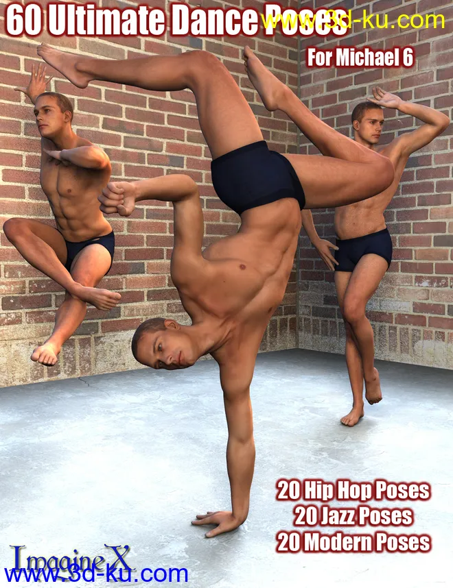 60 Ultimate Dance Poses for Michael 6模型的图片5