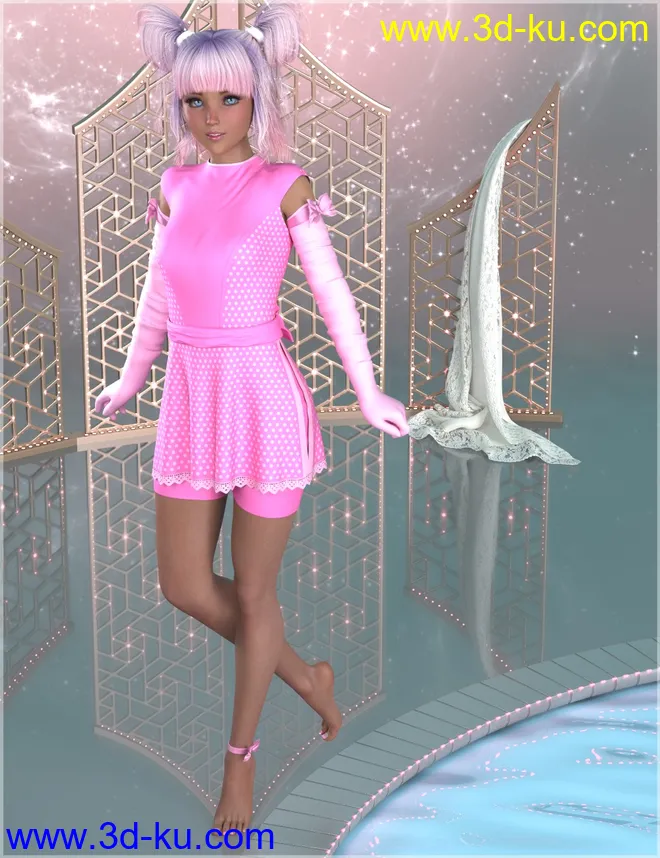 7th Ave - dForce Hanoi Fashion for Genesis 8 Female(s)模型的图片1