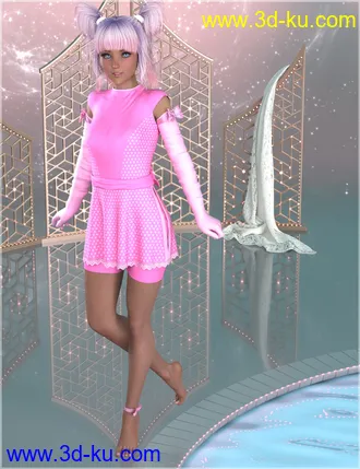 3D打印模型7th Ave - dForce Hanoi Fashion for Genesis 8 Female(s)的图片