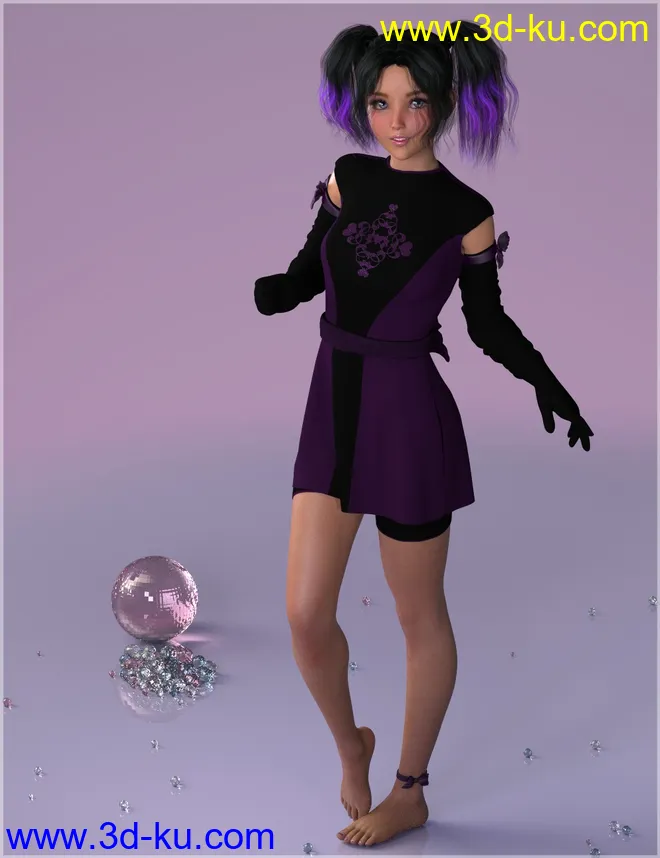 7th Ave - dForce Hanoi Fashion for Genesis 8 Female(s)模型的图片3