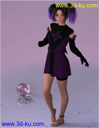 3D打印模型7th Ave - dForce Hanoi Fashion for Genesis 8 Female(s)的图片