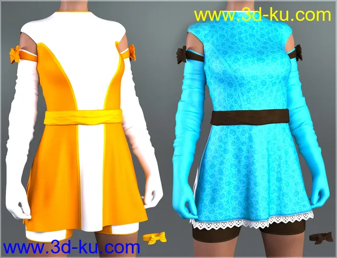 7th Ave - dForce Hanoi Fashion for Genesis 8 Female(s)模型的图片5