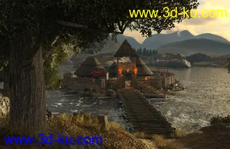 3D打印模型A Celtic Crannog on Lough Ea的图片