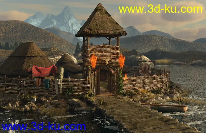 A Celtic Crannog on Lough Ea模型的图片4