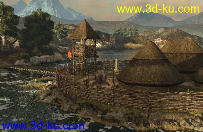 A Celtic Crannog on Lough Ea模型的图片5