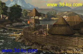 3D打印模型A Celtic Crannog on Lough Ea的图片