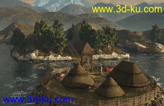 3D打印模型A Celtic Crannog on Lough Ea的图片