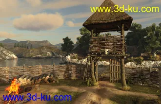 3D打印模型A Celtic Crannog on Lough Ea的图片